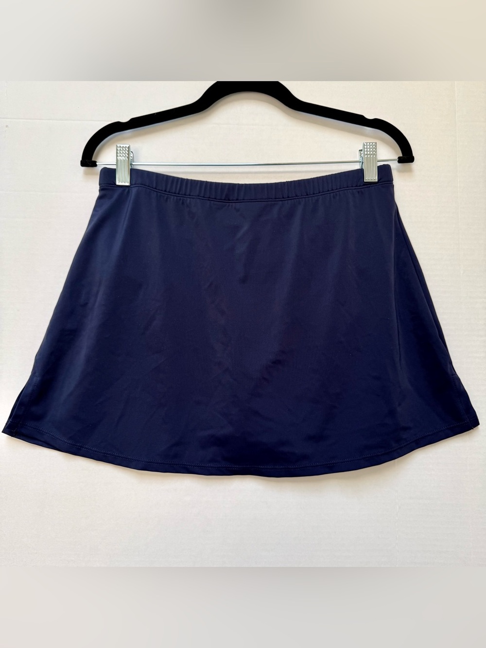 SWIMSUITS FOR ALL NAVY SWIM SKIRT LINED SIZE 10 NWT